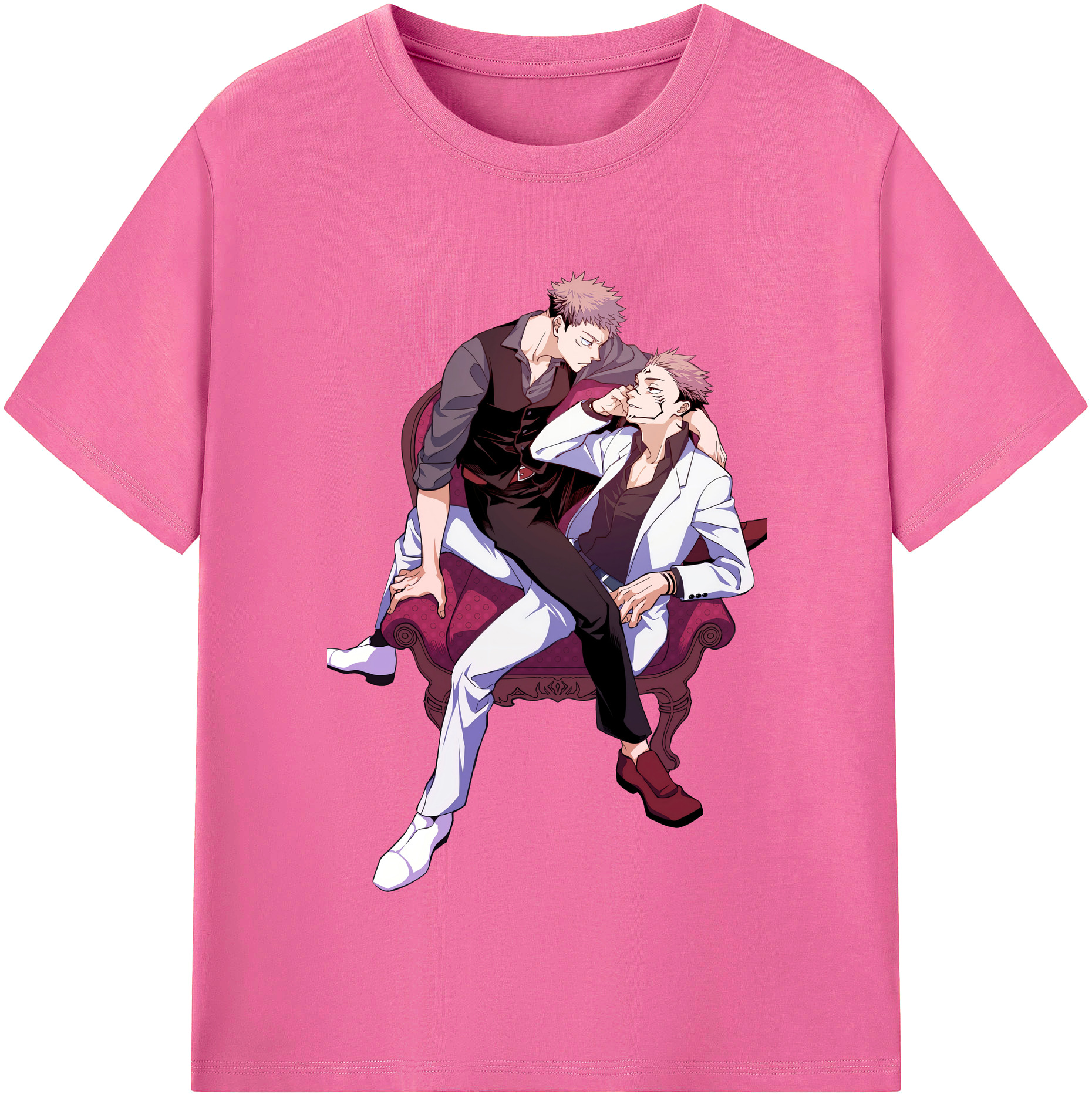 （画像用） 呪術廻戦 Jujutsu Kaisen レディースカジュアルプリントTシャツ（綿100％）